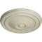 Ekena Millwork Reece Ceiling Medallion (Fits Canopies up to 2 3/8"), Hand-Painted Clear Yellow, 12"OD x 1 3/4"P CM12RECYF - alternate 2